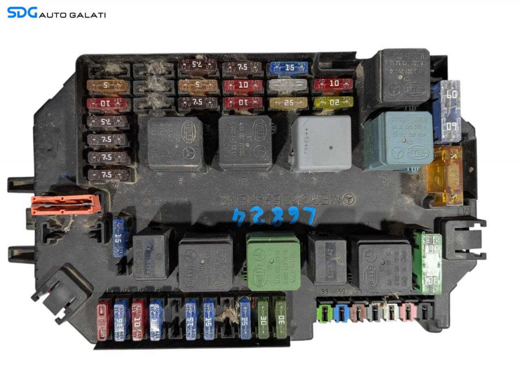 SAM Calculator Unitate Modul Tablou Panou Relee Sigurante Mercedes Clasa S Class W221 2005 - 2013 Cod A2215406350 A2215408201 [L6824]