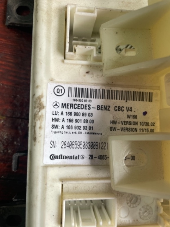 Sam fata Mercedes ml w166, GL w166 cod a1669008903