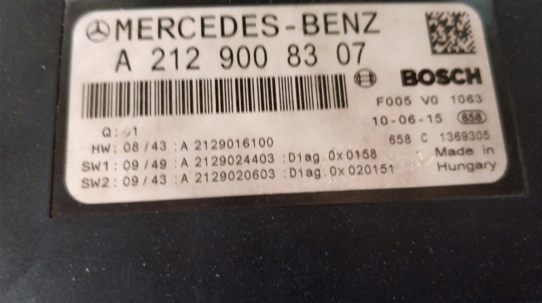 Sam fata Mercedes W212 W207 W218 W204