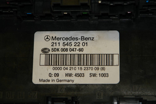 SAM Panou sigurante TEMIC MERCEDES-BENZ Class E 2115452201 / 5WK 008 047 60 / 5WK008047602115452201 ...