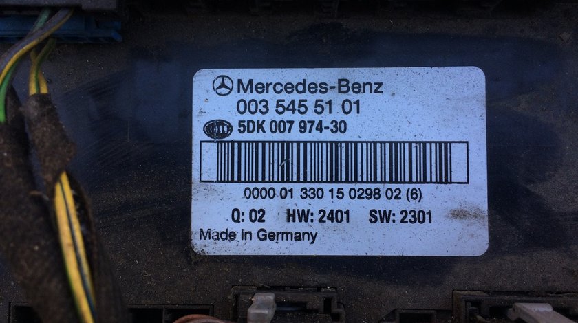 Sam spate Mercedes C Class W203 Cod: 003 545 51 01