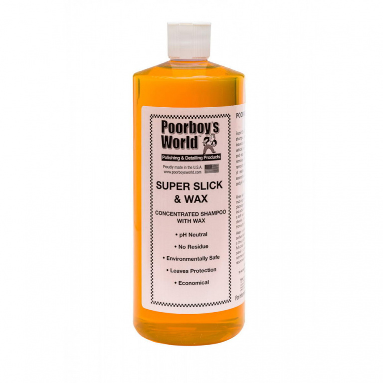 Sampon Auto Poorboy's World Super Slick &amp; Wax 946ML PB-SSAW-32