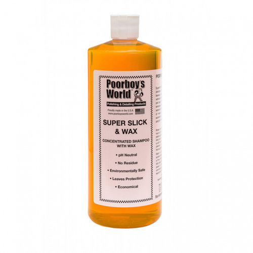 Sampon Auto Poorboy's World Super Slick &amp; Wax 946ML PB-SSAW-32