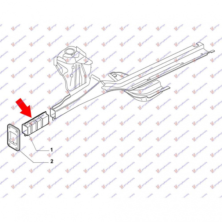 Sasiu Fata - Fiat Punto 2012 , 51885636