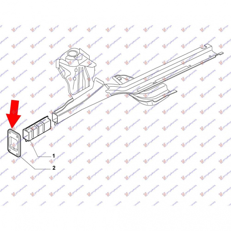 Sasiu Fata - Fiat Punto Evo 2009 , 51885636