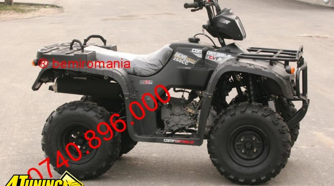 SC bemi comercializeaza ATV NOI 250cc OHV utilitar CARDAN