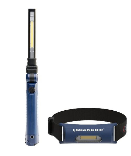 Scangrip Lampa Lucru Atelier + Lanterna De Frunte Portabila I-Zone Slim 49.0377