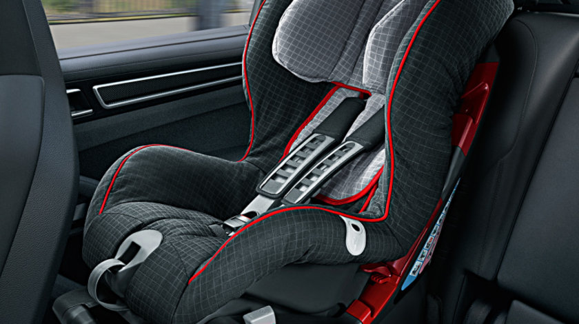 Scaun Copii Oe Porsche Seat Junior Isofix G1 Negru / Gri / Roșu 95504480613