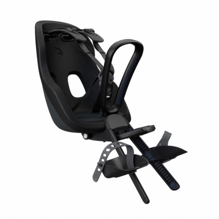 Scaun pentru copii, Thule Yepp Nexxt 2 Mini Midnight Black Front mounted, cu montare pe bicicleta in fata