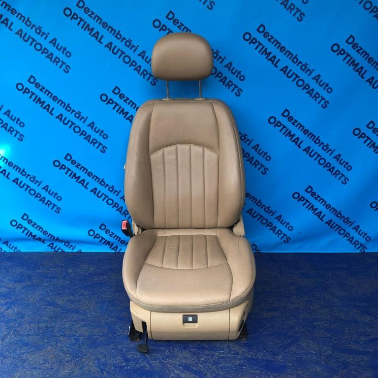Scaun sofer piele CREM fara incalzire Mercedes E Class W211 2002-2009
