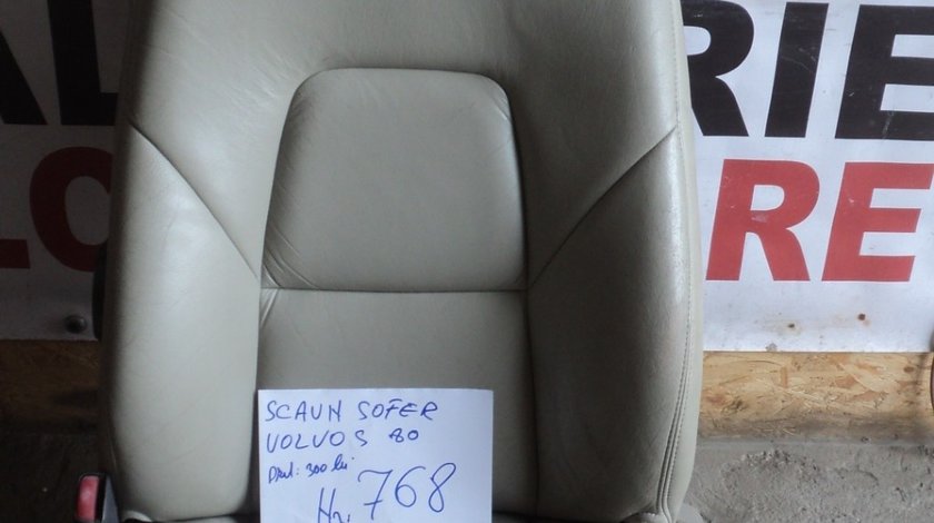 SCAUN SOFER VOLVO S 80 MODEL 2001 PRET 300 RON NR 768