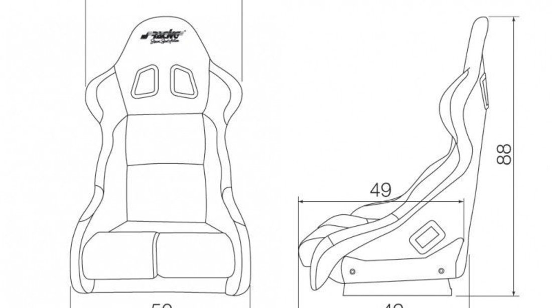 Scaun sport Simoni Racing ,model Damon, cod SRS/6N