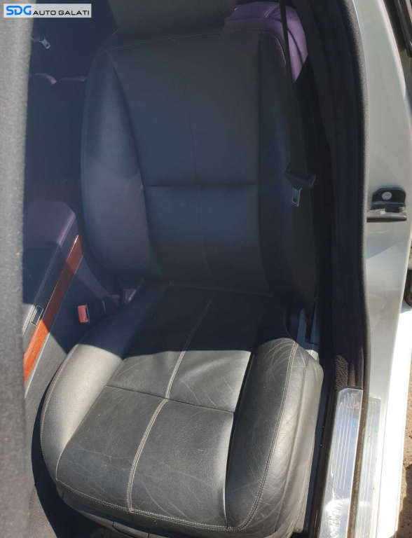 Scaun Stanga Fata Sofer Piele Neagra cu Incalzire Fara Ventilatie Mercedes Clasa S Class W221 S320 2005 - 2013 [C0334]