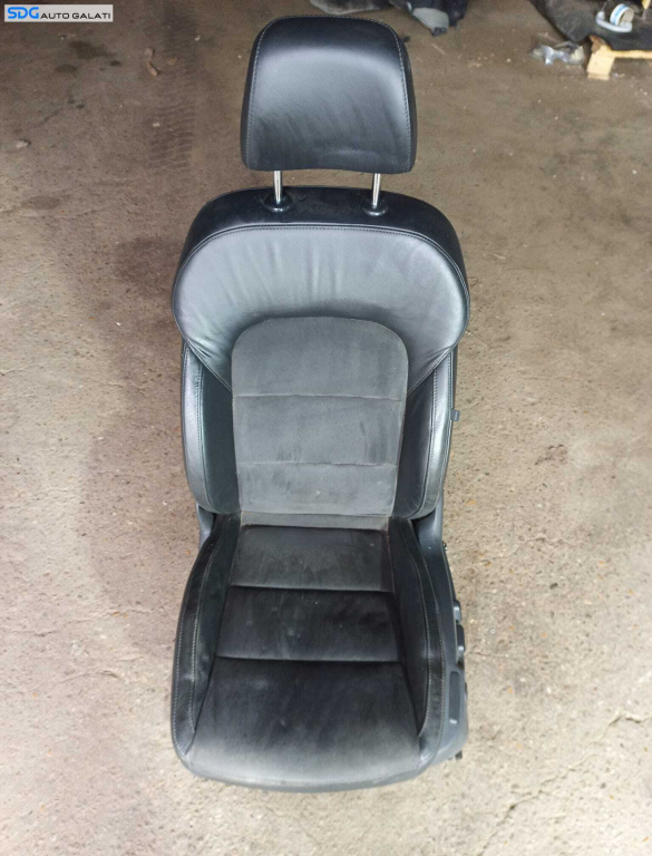 Scaun Stanga Fata Sofer Semi Piele Alcantara Fara Incalzire Skoda Superb 2 2008 - 2013 [L0173] [L0175]
