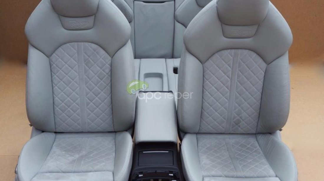 Scaune Audi S7 4G - Gri cu alcantara - Interior complet A7 ...