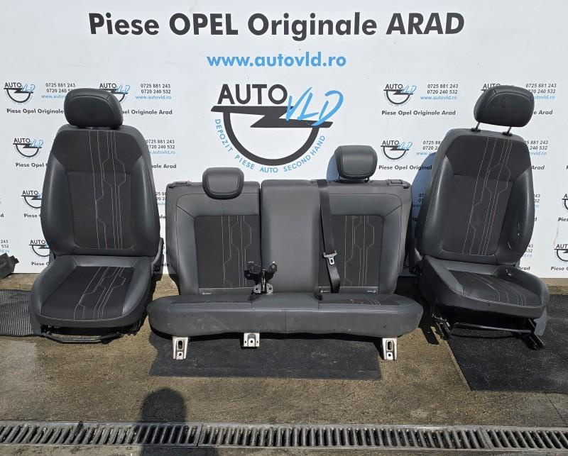 Scaune fata bancheta spate semi piele Opel Corsa D 2006-2010