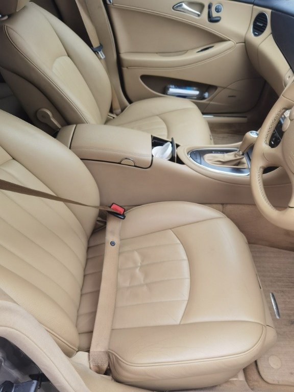 Scaune fata bej bej Mercedes CLS 320 cdi W219