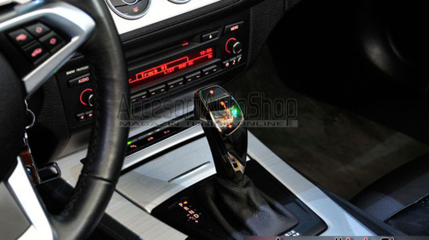 Schimbator Automat Joystick BMW Seria 5 E60 E61 2003-2007 - Design Ceramic Sport