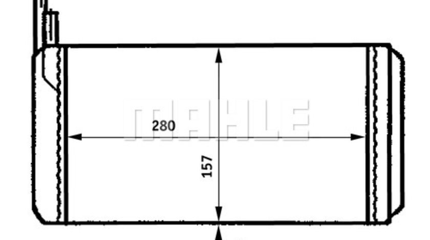 Schimbator caldura, incalzire habitaclu (AH160000S BEH MAH) ALFA ROMEO,FIAT,LANCIA