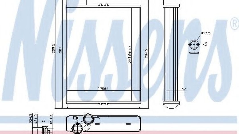 Schimbator caldura, incalzire habitaclu AUDI A5 Cabriolet (8F7) (2009 - 2016) NISSENS 70231 piesa NOUA