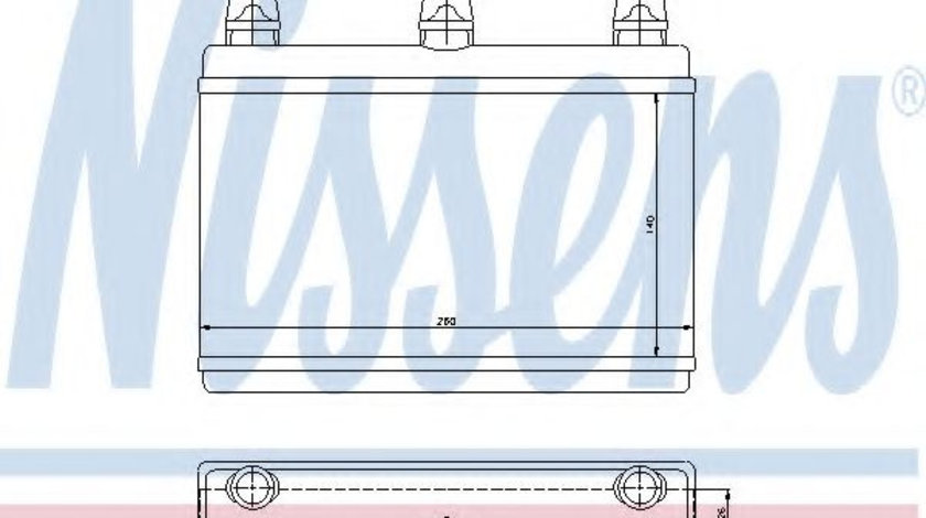 Schimbator caldura, incalzire habitaclu BMW Seria 6 (E63) (2004 - 2010) NISSENS 70522 piesa NOUA