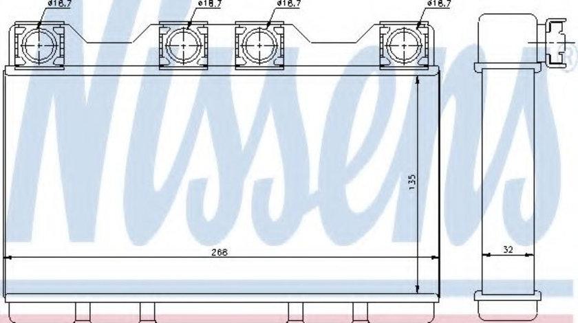 Schimbator caldura, incalzire habitaclu BMW Seria 7 (E38) (1994 - 2001) NISSENS 70515 piesa NOUA