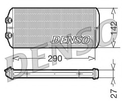 Schimbator caldura, incalzire habitaclu CITROEN C4 Picasso I (UD) (2007 - 2013) DENSO DRR07005 piesa...