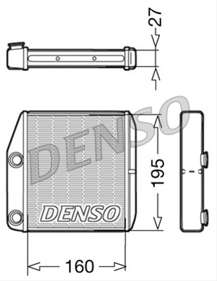 Schimbator Caldura, Incalzire Habitaclu Denso Opel DRR09075