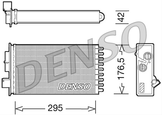 Schimbator Caldura, Incalzire Habitaclu Denso Iveco DRR12022