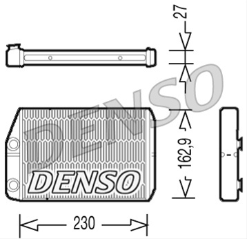 Schimbator Caldura, Incalzire Habitaclu Denso Citroen/Peugeot DRR09034