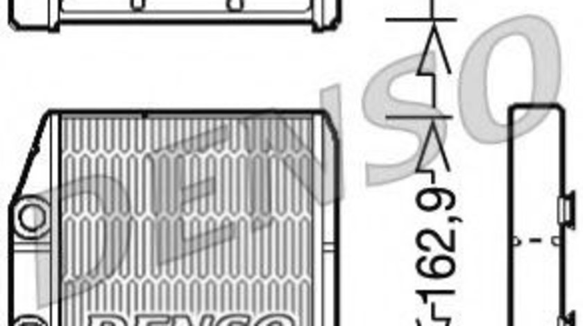 Schimbator caldura, incalzire habitaclu FIAT DUCATO bus (250, 290) (2006 - 2016) DENSO DRR09035 piesa NOUA