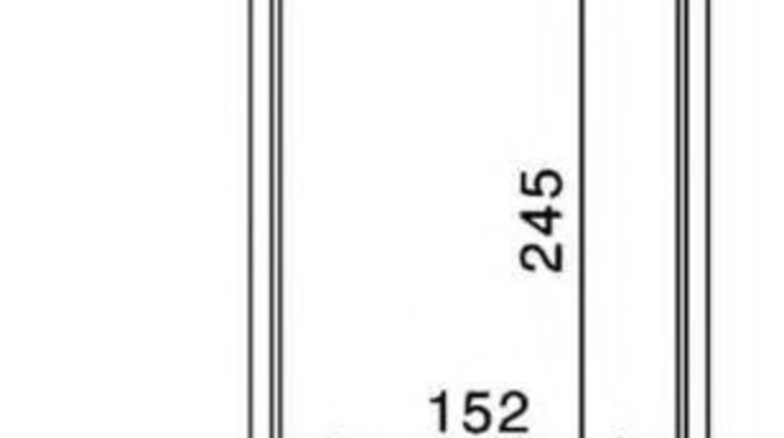 Schimbator caldura, incalzire habitaclu FORD TRANSIT platou / sasiu (E) (1994 - 2000) NRF 54234 piesa NOUA