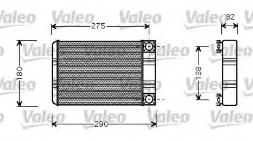 Schimbator caldura, incalzire habitaclu MERCEDES C-CLASS (W203) (2000 - 2007) VALEO 812321 piesa NOUA