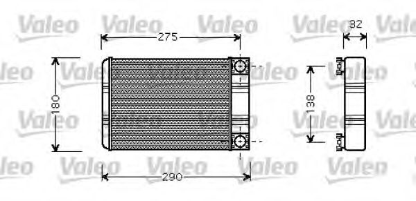 Schimbator caldura, incalzire habitaclu MERCEDES CLK (C209) (2002 - 2009) VALEO 812321 piesa NOUA