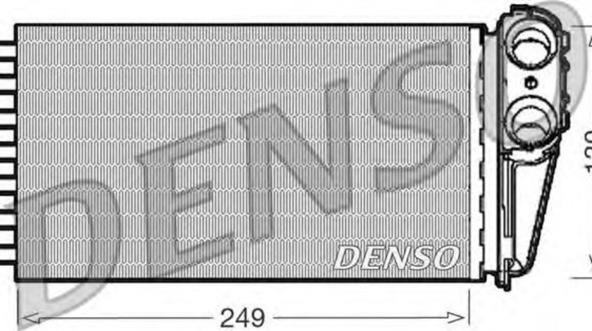 Schimbator caldura, incalzire habitaclu PEUGEOT 307 SW (3H) (2002 - 2016) DENSO DRR21001 piesa NOUA