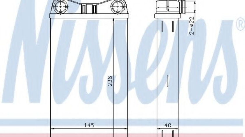 Schimbator caldura, incalzire habitaclu SEAT EXEO ST (3R5) (2009 - 2016) NISSENS 70227 piesa NOUA