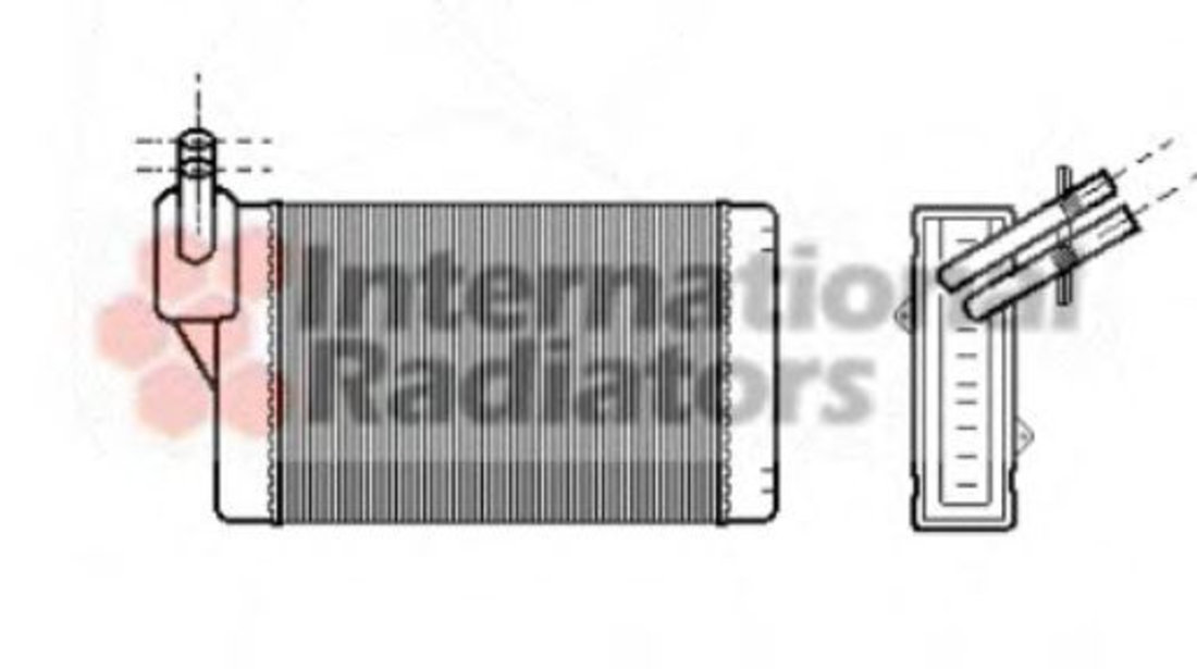 Schimbator caldura, incalzire habitaclu VW CADDY II Pick-up (9U7) (1996 - 2000) VAN WEZEL 58006060 piesa NOUA