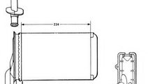 Schimbator caldura, incalzire habitaclu VW CADDY I...