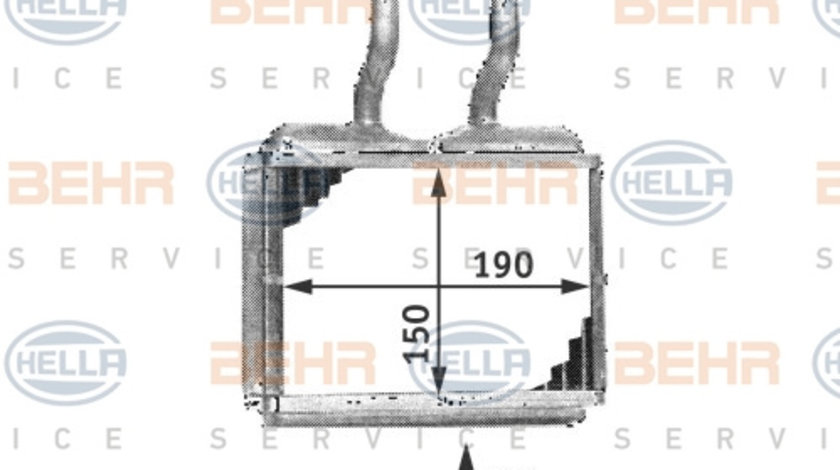 Schimbator caldura, incalzire habitaclu (8FH351313021 HELLA) HOLDEN,OPEL,VAUXHALL