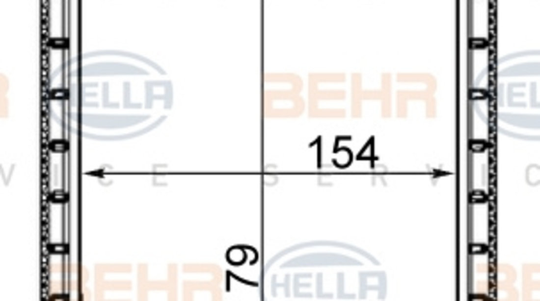 Schimbator caldura, incalzire habitaclu (8FH351331724 HELLA) SKODA,VW