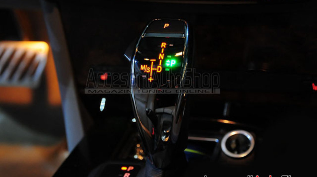 Schimbator Joystick LED BMW E60 E61 Ceramic Sport