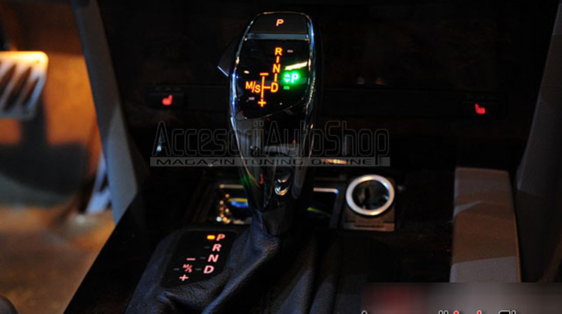 Schimbator Joystick LED BMW E60 E61 Ceramic Sport