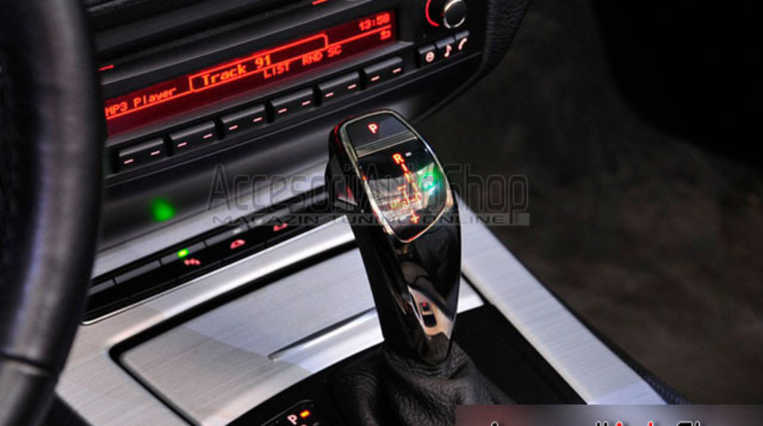 Schimbator Joystick LED BMW E60 E61 Ceramic Sport