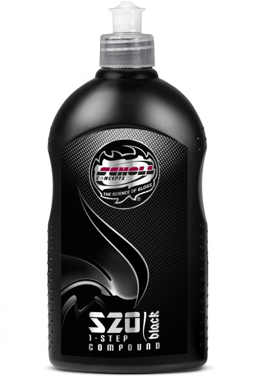 Scholl Concepts S20 Black 1-Step Compound Pasta Polish One Step 500G SCH-103190