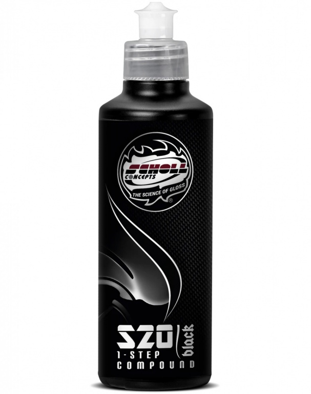 Scholl Concepts S20 Black 1-Step Compound Pasta Polish One Step 250G SCH-103196