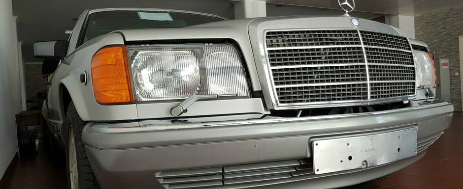Scos din capsula timpului si pus la vanzare pe internet: Mercedes-ul din 1986 niciodata inmatriculat