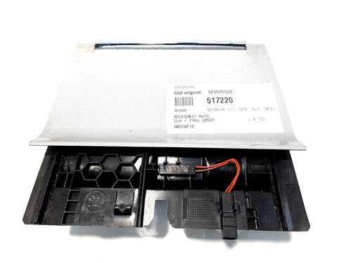 Scrumiera, cod 5E0035502, Skoda Octavia 3 (5E3) (id:517220)
