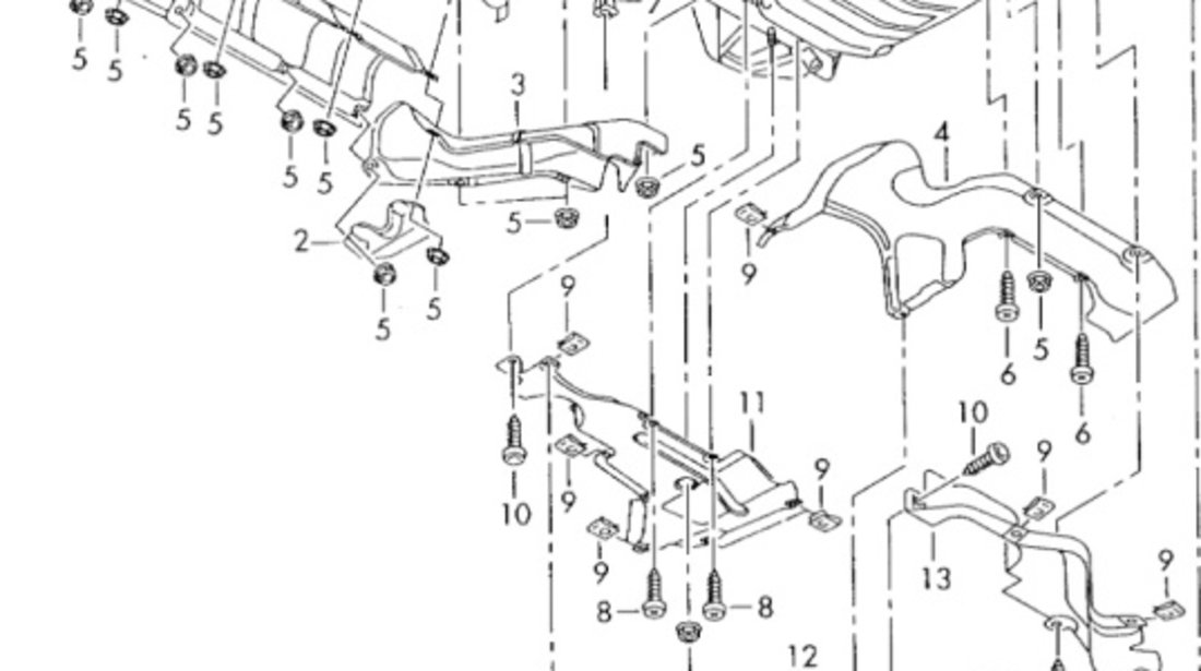 Scut caroserie 8Z0804840A Audi A2 1.4 16v 2001 OEM 8Z0804840A