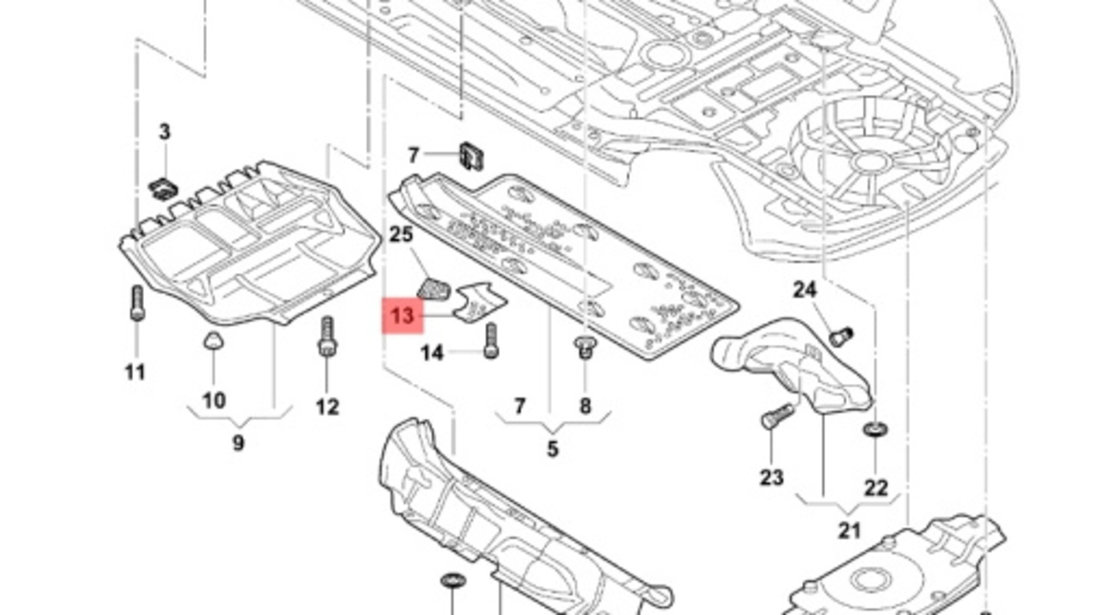 Scut caroserie dreapta Volkswagen Golf 5 (1K5) Combi 2009 OEM 1K0825272A