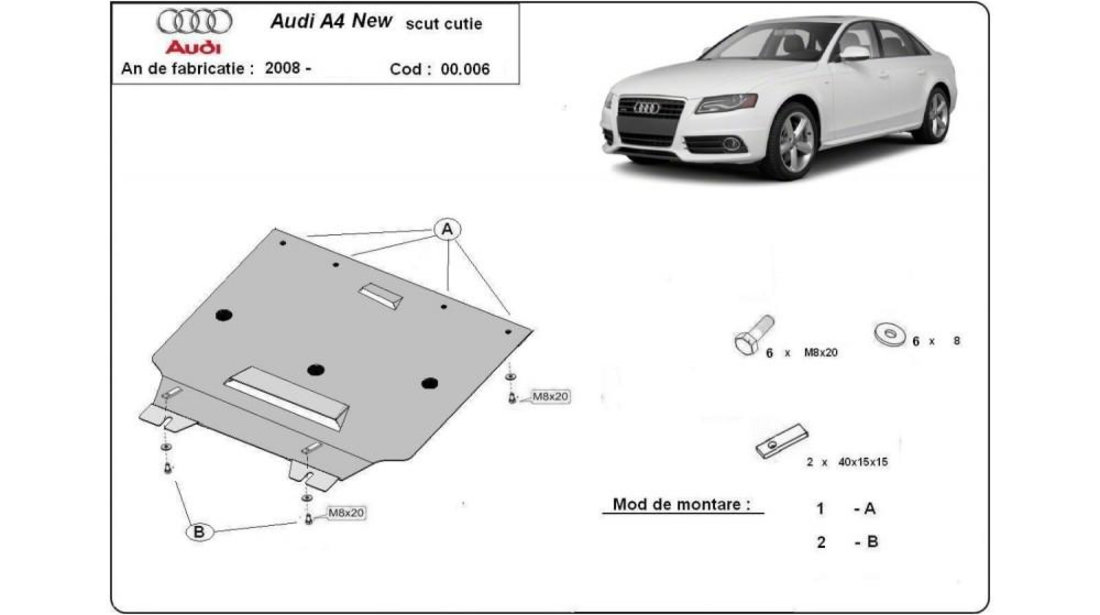 Scut cutie de viteza Audi A4 (2007-2011) [8K , B8 ] #5